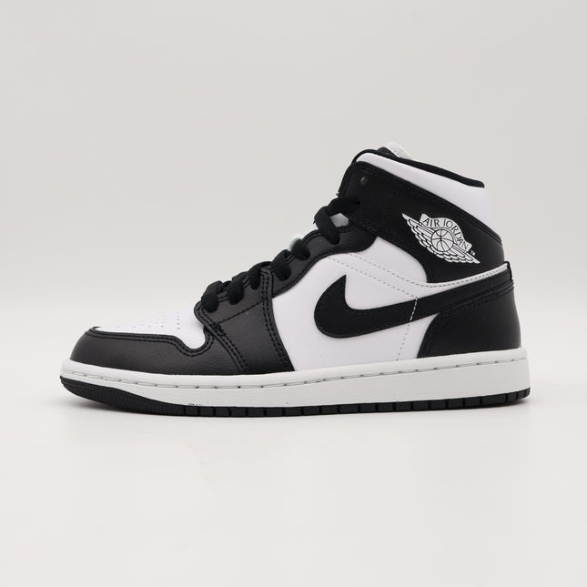 DV0991-101 Nike Air Jordan 1 Mid Black White Panda (Women's)