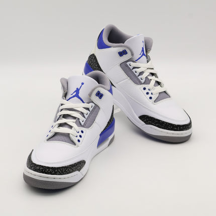 CT8532-145 Nike Air Jordan Air Jordan 3 Racer Blue White Cement Grey (Men's)