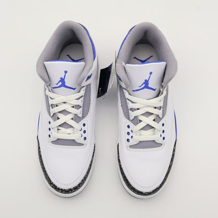 CT8532-145 Nike Air Jordan Air Jordan 3 Racer Blue White Cement Grey (Men's)