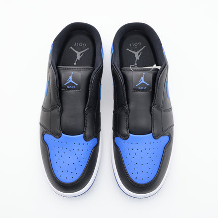 FJ1214-002 Nike Air Jordan Mule Golf Black White Royal