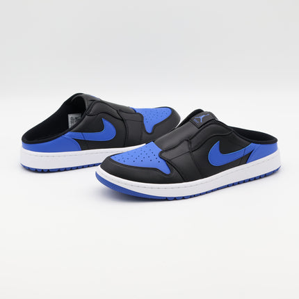 FJ1214-002 Nike Air Jordan Mule Golf Black White Royal