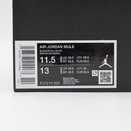 FJ1214-002 Nike Air Jordan Mule Golf Black White Royal