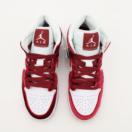 FZ3334-100 Nike Air Jordan 1 Mid Red Velvet (Women's)