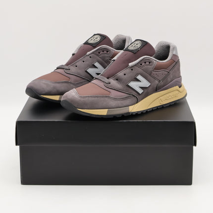 U998PR Stone Island New Balance 998 Mauve Deep Plum Copper (Men's)