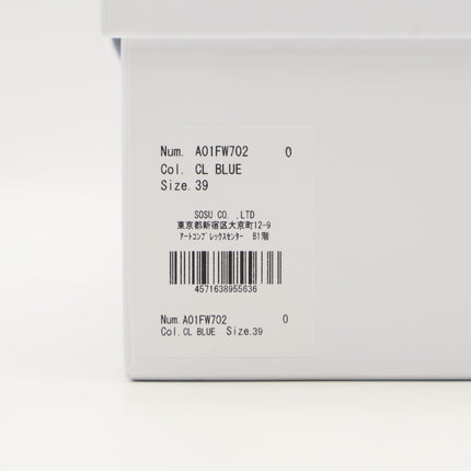 A01FW702-cl.blue Maison MIHARA YASUHIRO PETERSON Original Sole Canvas Low (Men's