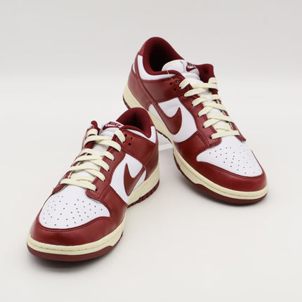 FJ4555-100 Nike Dunk Low PRM Team Red and White (Women's)