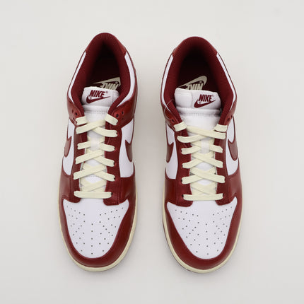 FJ4555-100 Nike Dunk Low PRM Team Red and White (Women's)