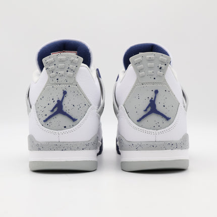 DH6927-140 Nike Air Jordan 4 Midnight Navy Light Smoke Gray Fire Red (Men's)