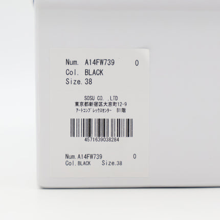 A14FW739-BLACK Maison MIHARA YASUHIRO BLAKEY Puffer original sole canvas (Men's)