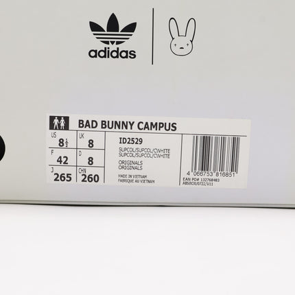 ID2529 Bad Bunny adidas Originals Campus Chalky Brown Sand Beige Cream (Men's)