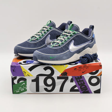 HV4847-400 UNDEFEATED Nike Air Zoom Spiridon Thunder Blue Silver (Men's)
