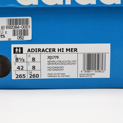 JQ1779 Mercedes AMG PETRONAS F1 Team adidas Adiracer High Semi Mint Rush (Men's)