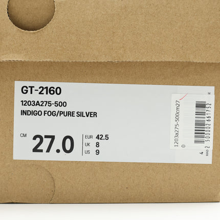 1203A275-500 Asics GT-2160 Indigo Fog Pure Silver (Men's)
