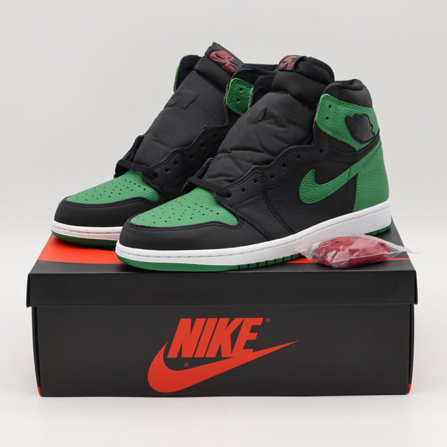 555088-030 Nike Air Jordan 1 Retro High OG Pine Green White Black Gym Red