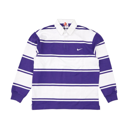 Supreme  Nike Stripe Rugby Purple