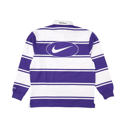 Supreme  Nike Stripe Rugby Purple