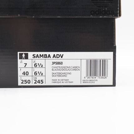 JP5860 adidas Originals Samba Chalk White Grey One Carbon (Men's)