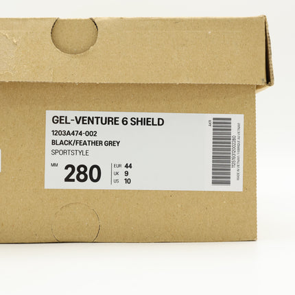 1203A474-002 Asics Gel-Venture 6 Shield Black Feather Grey (Men's)