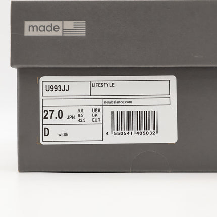 U993JJ JJJJound New Balance 993 Mushroom White (Men's)