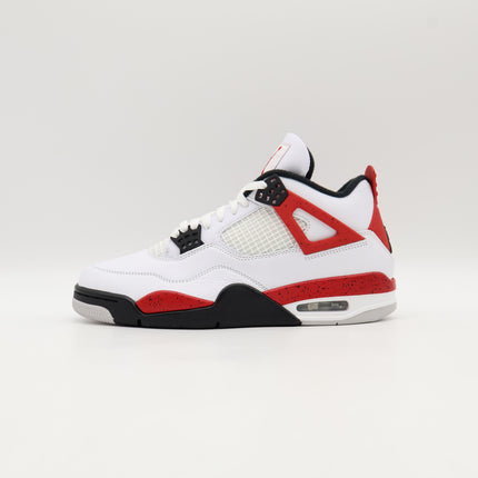 DH6927-161 Nike Air Jordan 4 Retro Red Cement Fire Black Neutral Grey (Men's)