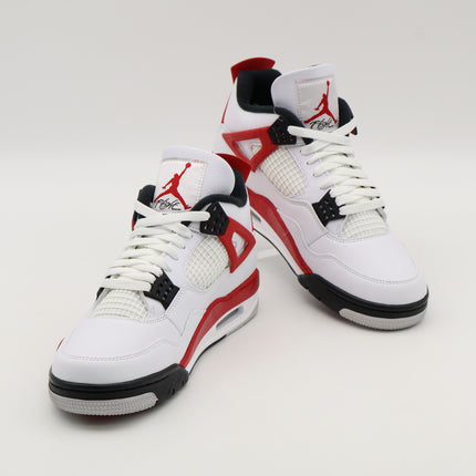 DH6927-161 Nike Air Jordan 4 Retro Red Cement Fire Black Neutral Grey (Men's)
