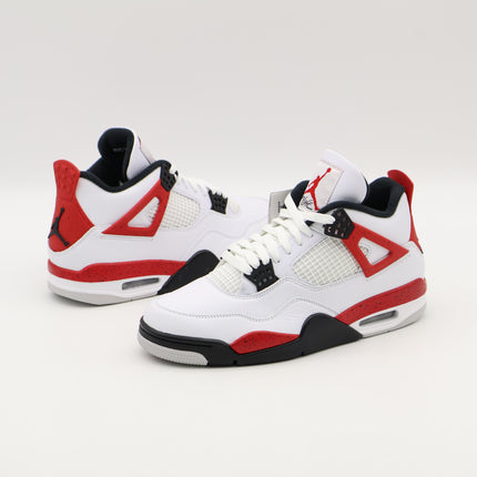 DH6927-161 Nike Air Jordan 4 Retro Red Cement Fire Black Neutral Grey (Men's)