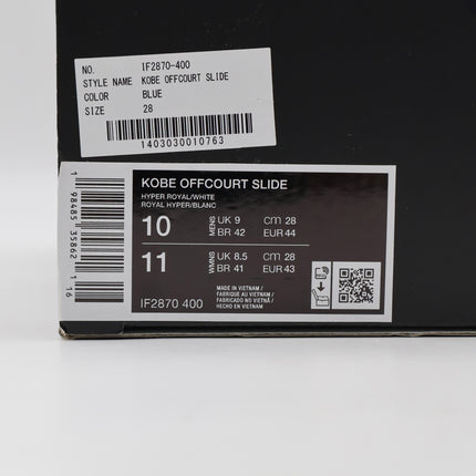 IF2870-400 Nike Kobe Offcourt Slide Dodgers Game Royal (Men's)