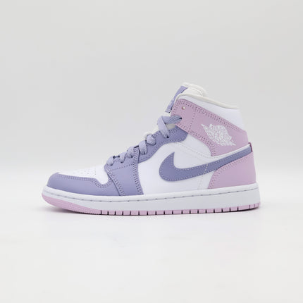 BQ6472-510 Nike Air Jordan 1 Mid Indigo Haze White Doll  (Women's)