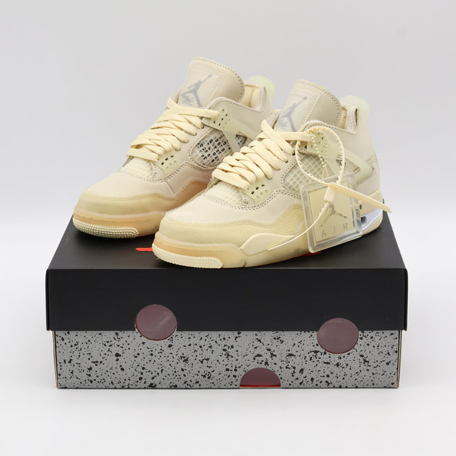 CV9388-100 Off-White �~ Nike Air Jordan 4 SP Sail (Women's)