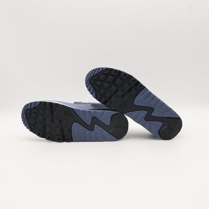 HM8128-100 Nike Air Max 90 Summit White Ashen Slate Blue Tint Black (Women's)