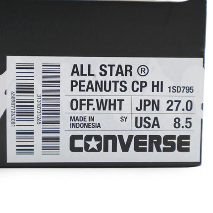 31310731 Peanuts Converse All Star CP HI Off White (Men's)