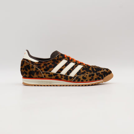 JI0189 adidas Originals SL72 OG Dark Brown Off White Semi Impact Orange(Women's)