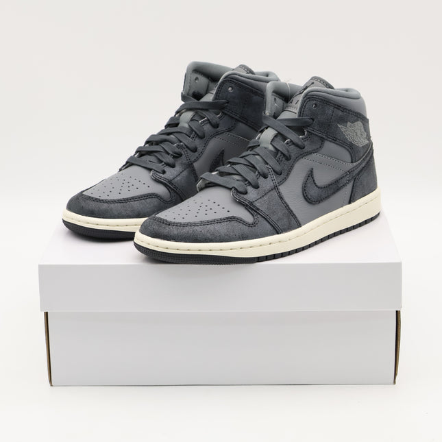 FJ3448-001 Nike Air Jordan 1 Mid SE Smoke Grey (Women's)
