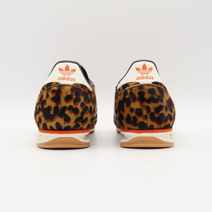 JI0189 adidas Originals SL72 OG Dark Brown Off White Semi Impact Orange(Women's)