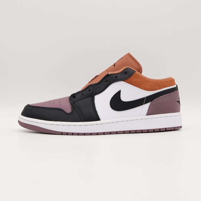 FB9907-102 Nike Air Jordan 1 Low SE White Sky J Orange Sky J Mauve Black (Men's)