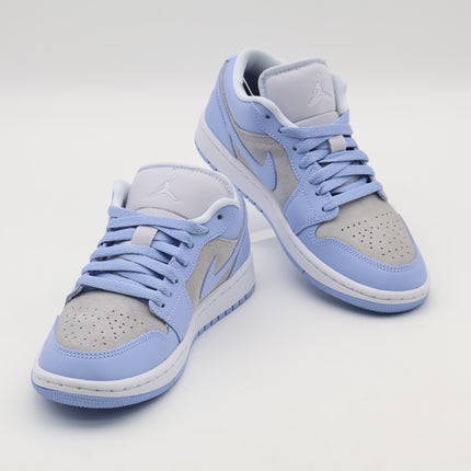 DC0774-050 Nike Air Jordan 1 Low Football Grey Aluminum White (Women's)