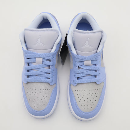 DC0774-050 Nike Air Jordan 1 Low Football Grey Aluminum White (Women's)