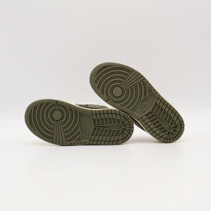 DO5442-200 Travis Scott Nike PS Air Jordan 1 Low OG SP Reverse Olive (Kids)
