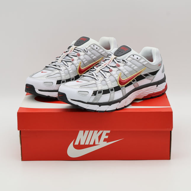 BV1021-101 Nike P-6000 White Varsity Red (Women's)