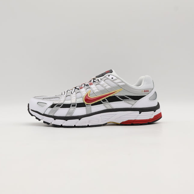 BV1021-101 Nike P-6000 White Varsity Red (Women's)