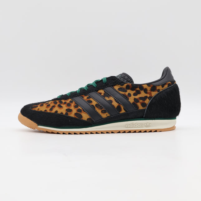 JI0187 adidas Originals SL72 OG Core Black Off White Collegiate Green (Women's)