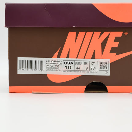 DH3097-001 Nike Air Jordan 1 Retro High OG Hand Crafted Black Brown (Men's)