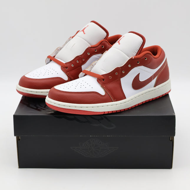 FJ3459-160 Nike Air Jordan 1 Low Dune Red (Men's)