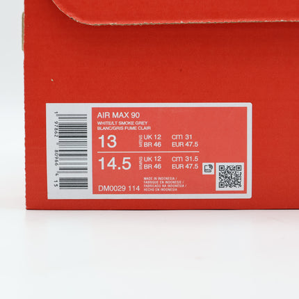 DM0029-114 Nike Air Max 90 Dusty Amethyst Photon Dust Light Smoke Grey (Men's)