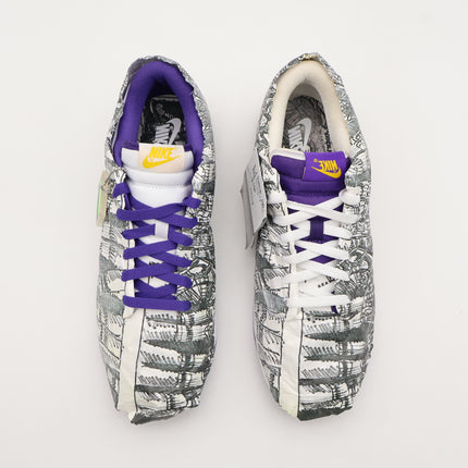 DJ4636-100 Nike Dunk Low Made You Look Flip The Old School Varsity Purple White