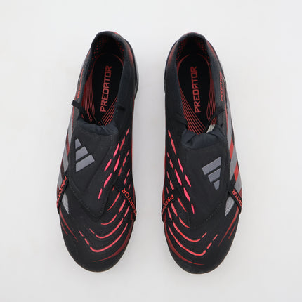 ID8964 adidas Predator Elite Fold Over Tongue FG Core Black Grey Four (Men's)
