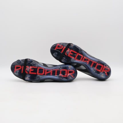 ID8964 adidas Predator Elite Fold Over Tongue FG Core Black Grey Four (Men's)