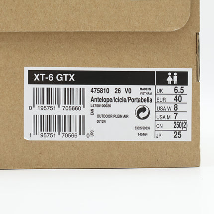 L47581000 Salomon XT-6 GORE-TEX Antelope (Men's)