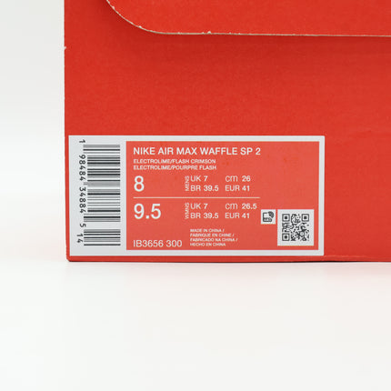 IB3656-300 Nike Air Max Waffle Sprinter Green Electrolime (Men's)