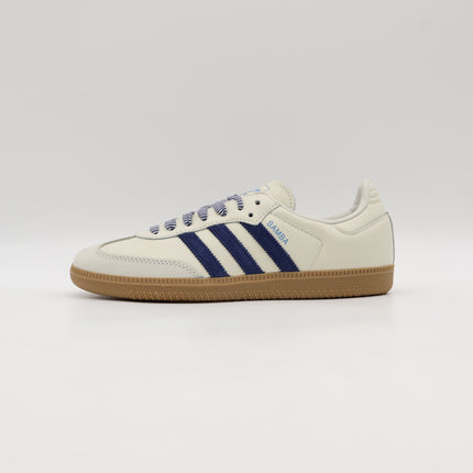 JI3907 adidas Originals Samba OG Off White Dark Blue Clear Sky (Women's)